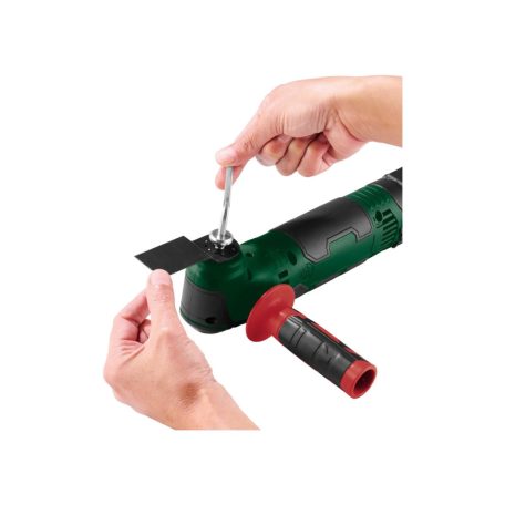 ParkSide PMFW 310 I6 elektromos 310W multifunkciós szerszámgép, 5 az 1-ben oszcillációs rezgő multiszerszám kofferben, tartozékokkal (fűrészel, vág, hántol és csiszol)