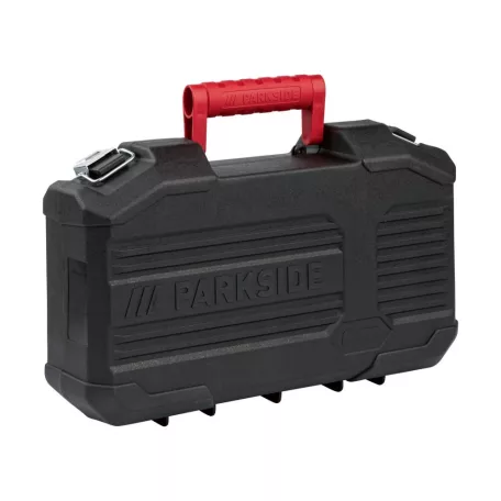 ParkSide PMFW 310 H5 elektromos 310W multifunkciós szerszámgép, 5 az 1-ben oszcillációs rezgő multiszerszám kofferben, tartozékokkal (fűrészel, vág, hántol és csiszol)
