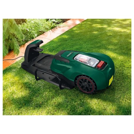 ParkSide PMRDA 20-Li B2 / PAMRS 1000 A1 GARAGE set SMART robotfűnyíró garázzsal, 20V 4Ah akkumulátoros (akkus) automata Bluetooth fűnyíró robot, 22 cm, 70 perc / 1000 m2