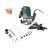 BONTOTT ParkSide POF 1200 D3 / E4 elektromos 1200W felsőmaró, felsőmarógép 6 részes marókészlettel, bontott csomagolásban, 14 napos visszavett termék