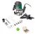 ParkSide POF 1200 D3 / E4 / F4 XL elektromos 1200W felsőmaró, felsőmarógép 18 részes maróbit készlettel