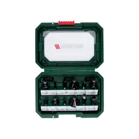 ParkSide POF 1200 D3 / E4 XL elektromos 1200W felsőmaró, felsőmarógép 18 részes maróbit készlettel