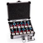 ParkSide POF 1200 D3 / E4 / F4 XL elektromos 1200W felsőmaró, felsőmarógép 18 részes maróbit készlettel