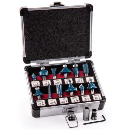 ParkSide POF 1200 D3 / E4 / F4 XL elektromos 1200W felsőmaró, felsőmarógép 18 részes maróbit készlettel