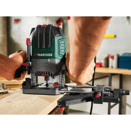 ParkSide POF 1200 D3 / E4 XXL elektromos 1200W felsőmaró, felsőmarógép 36 részes maróbit készlettel