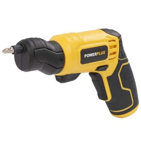 PowerPlus POWX00408 mini 3.6V 1500 mAh 5.5 Nm akkus multifunkciós csavarozó cserélhető fejekkel (excenter-, sarok-, vágófej) + 16 bittel, kofferben