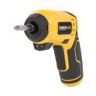 PowerPlus POWX00408 mini 3.6V 1500 mAh 5.5 Nm akkus multifunkciós csavarozó cserélhető fejekkel (excenter-, sarok-, vágófej) + 16 bittel, kofferben