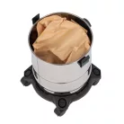 PowerPlus POWX322 inox 15 literes 1000W nemesacél száraz - nedves porzsák nélküli porszívó (porzsákkal is használható)