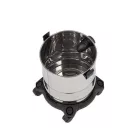 PowerPlus POWX322 inox 15 literes 1000W nemesacél száraz - nedves porzsák nélküli porszívó (porzsákkal is használható)