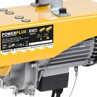PowerPlus POWX900 elektromos csörlő 500W teljesítmény, 200 kg (6 méter magasra, 4 m / perc sebességgel) | 100 kg (12m magasra,  8 m / perc sebességgel)