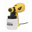   PowerPlus POWX354 elektromos, vezetékes HVLP festékszóró pisztoly 500W 0.8 liter 1.8 mm / 2.6 mm fúvókával és viszkozitásmérő pohárral (POWX 354 Paint Spray Gun)