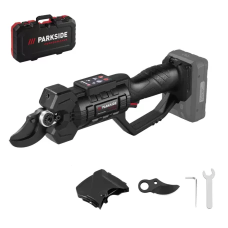 ParkSide Performance PPAAS 20-Li SOLO prémium akkus metszőolló, X20V Team, bypass ágvágó olló kofferben, tartalék pengével, akku és töltő nélkül