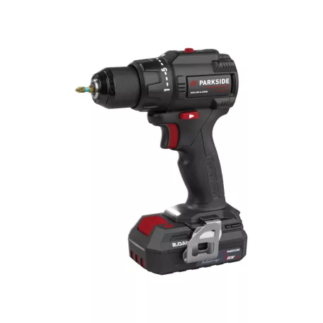 ParkSide Performance PPABSS 20-Li A1 Arnold Schwarzenegger 60 Nm 20V 2Ah akkus fúró, behajtó, dedikált alu kofferben, akkuval, töltővel, bitkészlettel (30 éves jubileumi kiadás, limitált széria)