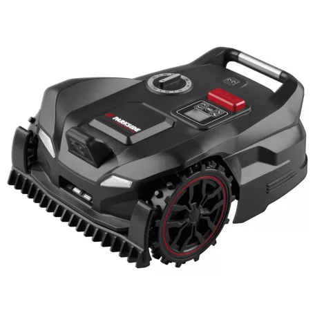 ParkSide Performance PPAMR 1250 A1 SMART prémium robotfűnyíró 1250 m2 területre, határoló vezeték nélkül, 20V 4Ah akkuval és dokkoló állomással