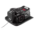 ParkSide Performance PPAMR 1250 A1 SMART prémium robotfűnyíró 1250 m2 területre, határoló vezeték nélkül, 20V 4Ah akkuval és dokkoló állomással