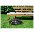 ParkSide Performance PPAMR 1250 A1 SMART prémium robotfűnyíró 1250 m2 területre, határoló vezeték nélkül, 20V 4Ah akkuval és dokkoló állomással