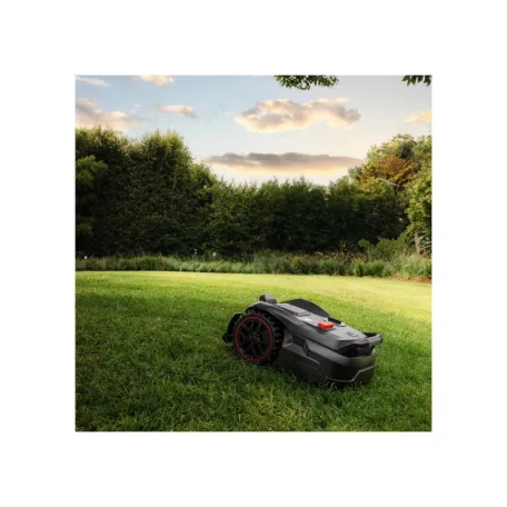 ParkSide Performance PPAMR 1250 A1 SMART prémium robotfűnyíró 1250 m2 területre, határoló vezeték nélkül, 20V 4Ah akkuval és dokkoló állomással