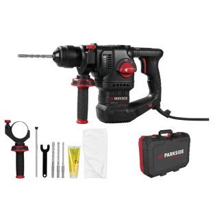   ParkSide Performance PPBH 1050 A1 SDS Plus 1050W 4.1J elektromos (vezetékes) ütvefúró, fúrókalapács, vésőkalapács, fordulatszám szabályzóval
