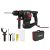 ParkSide Performance PPBH 1050 A1 SDS Plus 1050W 4.1J elektromos (vezetékes) ütvefúró, fúrókalapács, vésőkalapács, fordulatszám szabályzóval