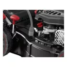 ParkSide Performance PPBRM 46 B2 négyütemű 144 cm3 önjáró, önindítós 3.4 LE (2.5 kW) benzinmotoros fűnyíró 46 cm vágásszélességgel, benzines fűnyírógép berántóval és 20V akkus indítómotorral (495966)