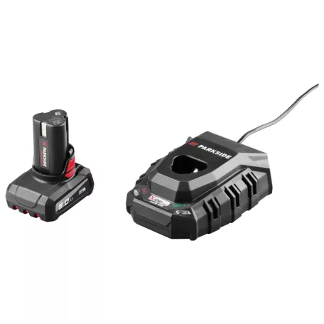ParkSide Performance PPBSSA 12 A1 12V 5Ah 80 Nm levehető tokmányos X12V akkus fúró - csavarozó, behajtó szövet hordtáskában, 12V 5Ah akkuval és 100W 6A gyorstöltővel