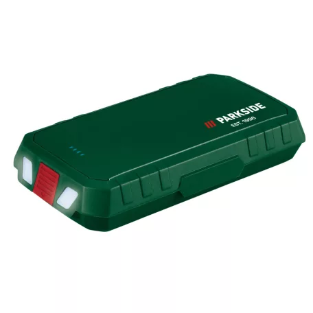 ParkSide PPB 20000 A1 PD Fast Charge 20000 mAh Li-ion PowerBank, hordozható mobiltöltő akkumulátor 15W, 5V 3A - 12V 1.5A Power Delivery 3.0