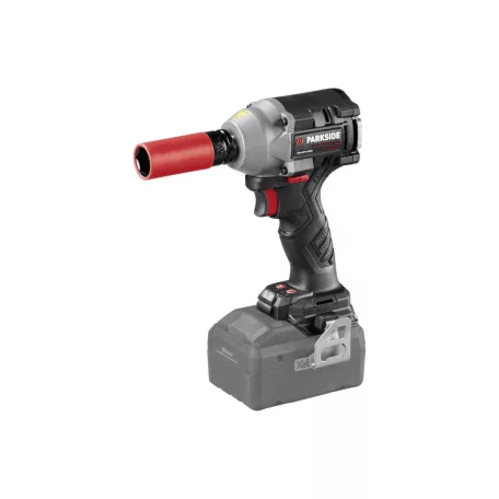 ParkSide Performance PPDSSA 20-Li B2 Prémium Brushless 20V X20V 120 / 400 / 600 Nm akkus ütvecsavarozó, akkumulátoros kerékkulcs kofferben, 3 db CR-MO dugókulccsal, akku és töltő NÉLKÜL