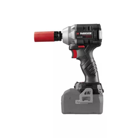 ParkSide Performance PPDSSA 20-Li B2 Prémium Brushless 20V X20V 120 / 400 / 600 Nm akkus ütvecsavarozó, akkumulátoros kerékkulcs kofferben, 3 db CR-MO dugókulccsal, akku és töltő NÉLKÜL