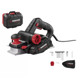   ParkSide Performance PPEH 950 A1 prémium elektromos gyalu, 950W 82 mm vezetékes barkács gyalugép kofferben