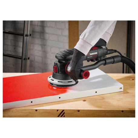 ParkSide Performance PPEXS 750 B2 prémium 750W 125 mm excenter csiszoló, szabályozhatü fordulatszámú csiszológép levehető tápkábellel, kofferben