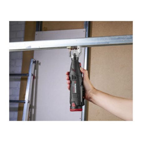 ParkSide Performance PPFBSA 12 A1 12V 2Ah cserélhető Li-ion akkus panelfúró,  72 részes multicsiszoló készlet alu kofferben, akkuval és töltővel