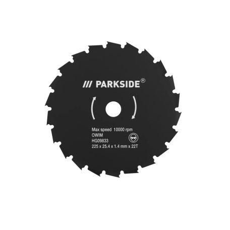 ParkSide Performance PSBFS 225 A1 225 mm fűrészlap PPFSA 40-Li A1 / B2 akkus fűkaszához