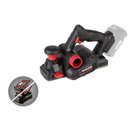 ParkSide Performance PPHA 20-Li B2 SOLO akkus gyalu, X20V 20V akkumulátoros vezeték nélküli gyalu, akku és töltő nélkül