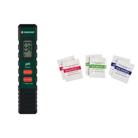 BONTOTT Parkside PPHM 14 A1 Digitális pH mérő teszter és hőmérő, ajándék kalibráló pH-pufferporral