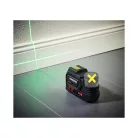 ParkSide Performance PPKLLA 12 A1 SOLO Crossline Laser 12V cserélhető akkus 25 m keresztvonalas lézer szintező, zöld lézerfénnyel, akku és töltő nélkül