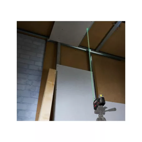 ParkSide Performance PPKLLA 12 A1 SOLO Crossline Laser 12V cserélhető akkus 25 m keresztvonalas lézer szintező, zöld lézerfénnyel, akku és töltő nélkül