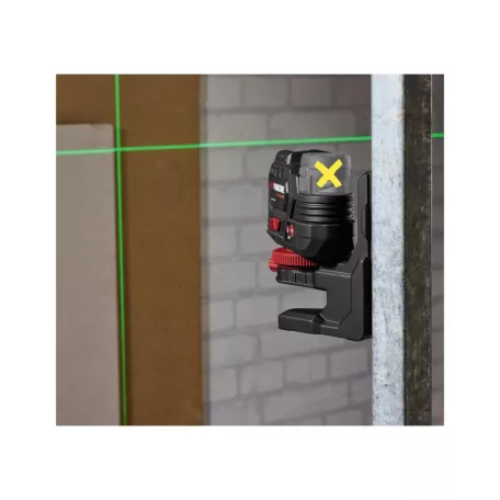 ParkSide Performance PPKLLA 12 A1 SOLO Crossline Laser 12V cserélhető akkus 25 m keresztvonalas lézer szintező, zöld lézerfénnyel, akku és töltő nélkül