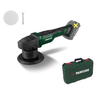   ParkSide PPMA 20-Li C3 SOLO X20V akkus, 20V akkumulátoros excenteres autó polírozó, polírozógép, vezeték nélküli polírozó, akku és töltő nélkül
