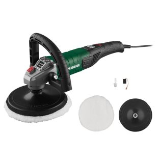   ParkSide PPM 1200 elektromos vezetékes plírozógép, 1200W 180 mm autó polírozó gép digitálisan szabályozható sebességgel 800 - 4600 RPM 