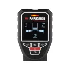 ParkSide Performance PPOG 120 A1 Prémium digitális multifunkciós detektor fém, fa és áram alatt álló vezetékek helyének meghatározásához falakban, mennyezeten és a padlón