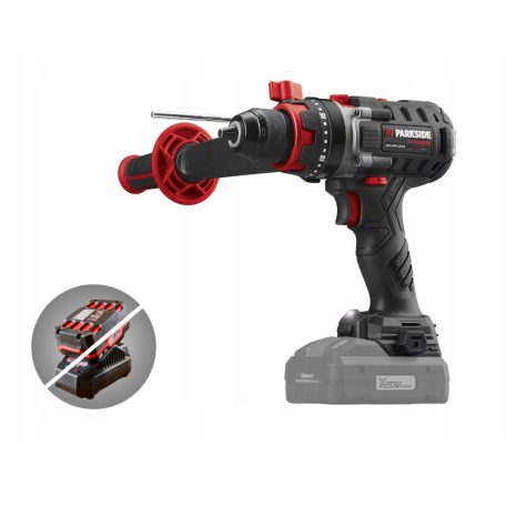 ParkSide Performance PPSBSA 20-Li A1 SOLO 150 Nm X20V akkus ütvefúró, csavarbehajtó,fúró kofferben, akku és töltő NÉLKÜL
