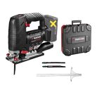 ParkSide Performance PPSTDA 20-Li A1 SOLO 20V akkus, akkumulátoros prémium szúrófűrész, dekopírfűrész, akku és töltő NÉLKÜL, kofferben