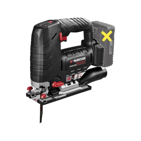 ParkSide Performance PPSTDA 20-Li A1 SOLO 20V akkus, akkumulátoros prémium szúrófűrész, dekopírfűrész, akku és töltő NÉLKÜL, kofferben