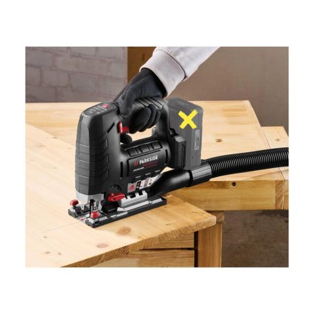 ParkSide Performance PPSTDA 20-Li A1 SOLO 20V akkus, akkumulátoros prémium szúrófűrész, dekopírfűrész, akku és töltő NÉLKÜL, kofferben