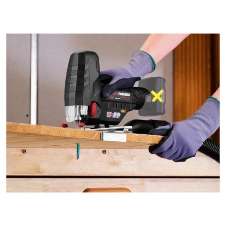 ParkSide Performance PPSTKA 12 A1 SOLO X12V 12V li-ion akkus, akkumulátoros szúrófűrész, dekopírfűrész, akku és töltő nélkül