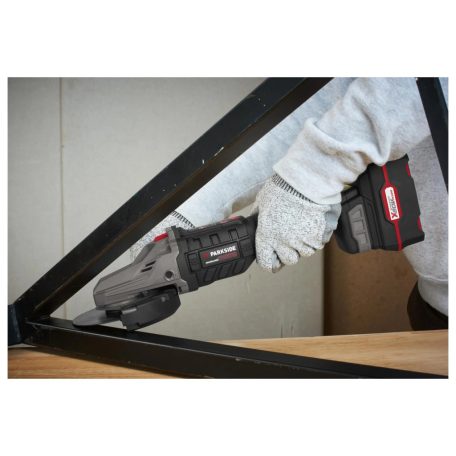 ParkSide PPWSFA 20-Li B3 20V 4Ah Performance laposfejű sarokcsiszoló, X20V flex, elektronikus fordulatszám szabályzóval, 4 koronggal, PAP 20 B3 akkuval és PLG 20 C3 gyorstöltővel, kofferben