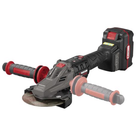 ParkSide PPWSFA 20-Li B3 20V 4Ah Performance laposfejű sarokcsiszoló, X20V flex, elektronikus fordulatszám szabályzóval, 4 koronggal, PAP 20 B3 akkuval és PLG 20 C3 gyorstöltővel, kofferben