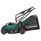 ParkSide PRMA 20-Li B2 20V 4Ah akkus 33 cm vezeték nélküli, fűgyűjtős, akkumulátoros fűnyíró, akkuval és töltővel