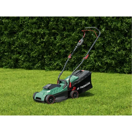 ParkSide PRMA 20-Li B2 20V 4Ah akkus 33 cm vezeték nélküli, fűgyűjtős, akkumulátoros fűnyíró, akkuval és töltővel