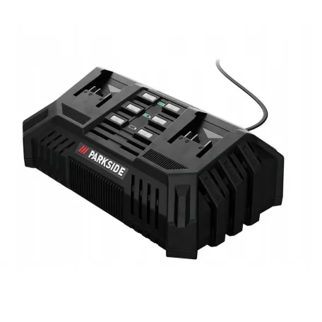 ParkSide PRMA 40-Li C1 / D2 / E3 D-SMART-4X4 X20V 4 db PAP 204 A1 20V 4Ah Li-ion dupla akkus, 40 cm vezeték nélküli, fűgyűjtős, 40V akkumulátoros fűnyíró dupla akkutöltővel